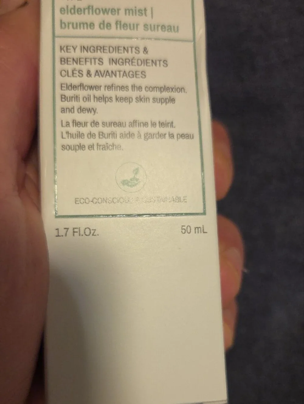 CLEAN Reserve Elderflower Mist — White Facial Mist